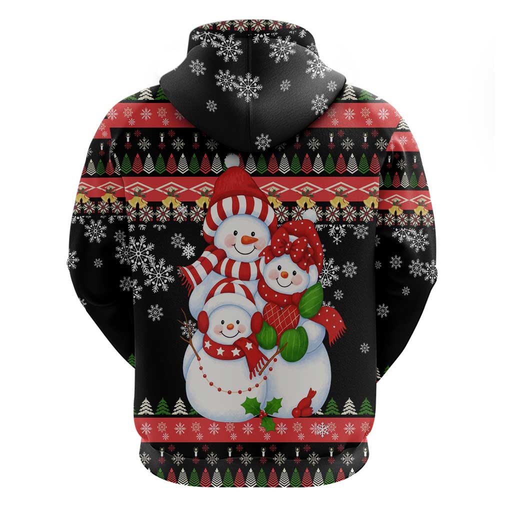 Lovely Snowman Christmas Hoodie Xmas Holiday Patterns - Wonder Print Shop