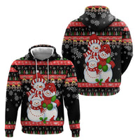 Lovely Snowman Christmas Hoodie Xmas Holiday Patterns - Wonder Print Shop