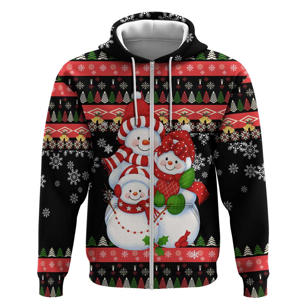 Lovely Snowman Christmas Hoodie Xmas Holiday Patterns - Wonder Print Shop