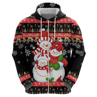 Lovely Snowman Christmas Hoodie Xmas Holiday Patterns - Wonder Print Shop