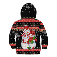 Lovely Snowman Christmas Kid Hoodie Xmas Holiday Patterns - Wonder Print Shop