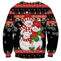 Lovely Snowman Christmas Sweatshirt Xmas Holiday Patterns - Wonder Print Shop