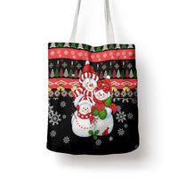 Lovely Snowman Christmas Tote Bag Xmas Holiday Patterns - Wonder Print Shop