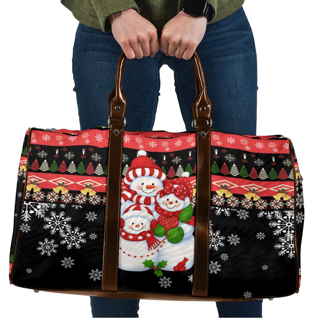 Lovely Snowman Christmas Travel Bag Xmas Holiday Patterns - Wonder Print Shop
