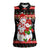 Lovely Snowman Christmas Women Sleeveless Polo Shirt Xmas Holiday Patterns - Wonder Print Shop