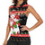 Lovely Snowman Christmas Women Sleeveless Polo Shirt Xmas Holiday Patterns - Wonder Print Shop