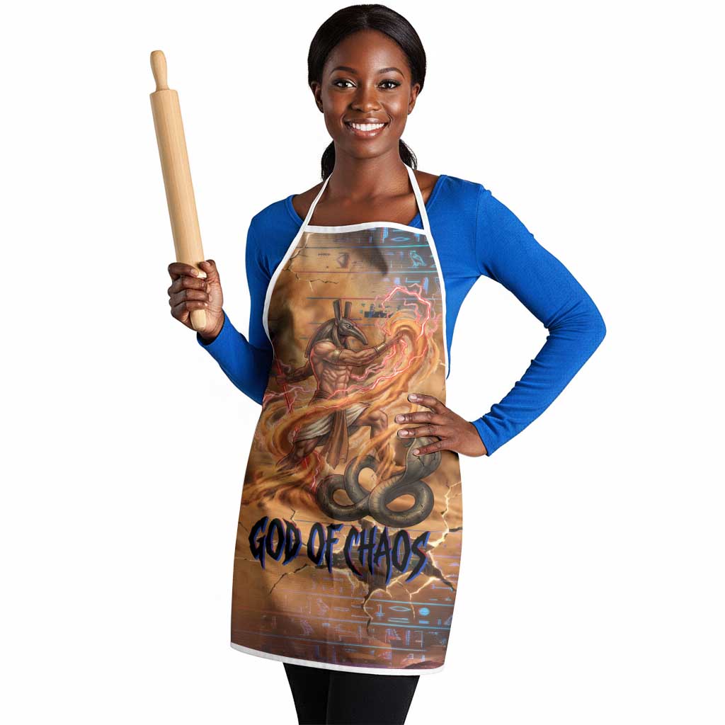 Seth Serpent Apron Sandstorm Egyptian Chaos God in Ancient Desert Tones