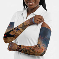 Seth Serpent Arm Sleeves Sandstorm Egyptian Chaos God in Ancient Desert Tones