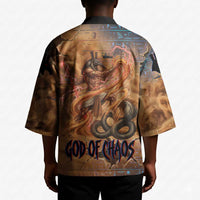 Seth Serpent Kimono Sandstorm Egyptian Chaos God in Ancient Desert Tones