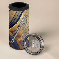 Suty 4 in 1 Can Cooler Tumbler with Typhonic Beast Staff Ancient Egypt Symbolism
