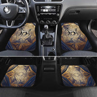 Suty Car Mats with Typhonic Beast Staff Ancient Egypt Symbolism