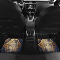 Suty Car Mats with Typhonic Beast Staff Ancient Egypt Symbolism