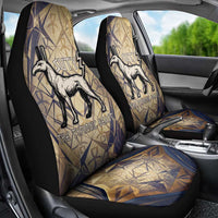 Suty Car Seat Cover with Typhonic Beast Staff Ancient Egypt Symbolism