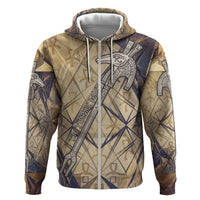 Suty Hoodie with Typhonic Beast Staff Ancient Egypt Symbolism