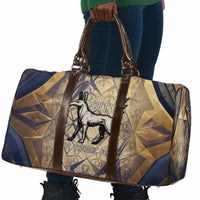 Suty Travel Bag with Typhonic Beast Staff Ancient Egypt Symbolism