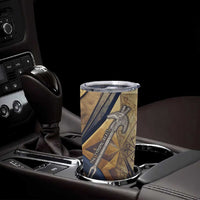 Suty Tumbler Cup with Typhonic Beast Staff Ancient Egypt Symbolism