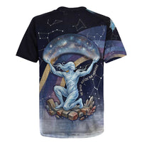 Shu Celestial Constellations Rugby Jersey Rainbow Ancient Egyptian Sky Deity Theme