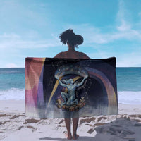 Shu Celestial Constellations Sarong Rainbow Ancient Egyptian Sky Deity Theme