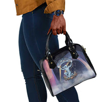 Shu Celestial Constellations Shoulder Handbag Rainbow Ancient Egyptian Sky Deity Theme