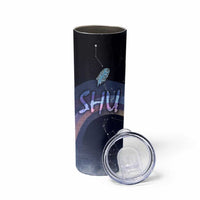 Shu Celestial Constellations Skinny Tumbler Rainbow Ancient Egyptian Sky Deity Theme