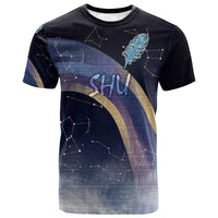 Shu Celestial Constellations T shirt Rainbow Ancient Egyptian Sky Deity Theme