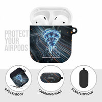 Shu Air Void Egyptian AirPods Case with Storm God and Ankh Ancient Mythology