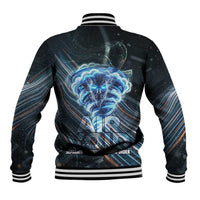 Shu Air Void Egyptian Baseball Jacket with Storm God and Ankh Ancient Mythology