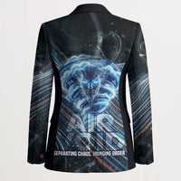 Shu Air Void Egyptian Blazer with Storm God and Ankh Ancient Mythology