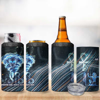 Shu Air Void Egyptian 4 in 1 Can Cooler Tumbler with Storm God and Ankh Ancient Mythology