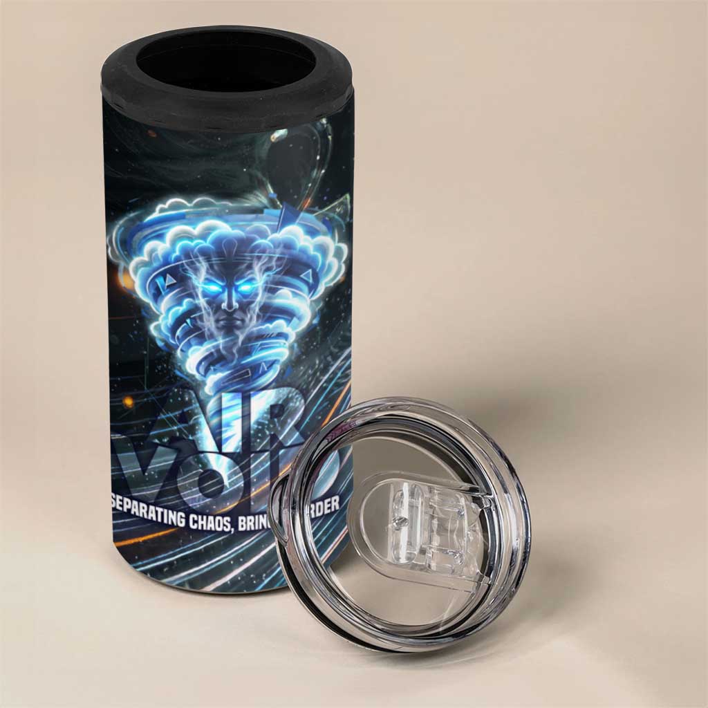 Shu Air Void Egyptian 4 in 1 Can Cooler Tumbler with Storm God and Ankh Ancient Mythology