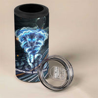 Shu Air Void Egyptian 4 in 1 Can Cooler Tumbler with Storm God and Ankh Ancient Mythology