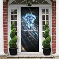 Shu Air Void Egyptian Door Cover with Storm God and Ankh Ancient Mythology