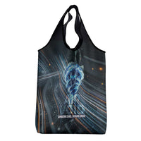 Shu Air Void Egyptian Grocery Bag with Storm God and Ankh Ancient Mythology