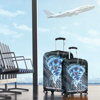 Shu Air Void Egyptian Luggage Cover with Storm God and Ankh Ancient Mythology