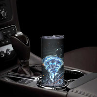 Shu Air Void Egyptian Skinny Tumbler with Storm God and Ankh Ancient Mythology