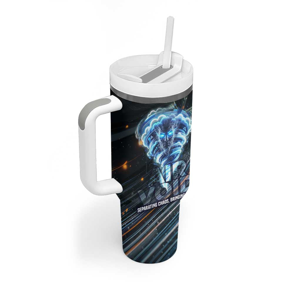 Shu Air Void Egyptian Tumbler With Handle with Storm God and Ankh Ancient Mythology