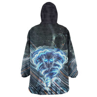 Shu Air Void Egyptian Wearable Blanket Hoodie with Storm God and Ankh Ancient Mythology