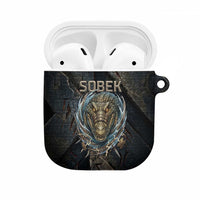 Sobek Egypt AirPods Case with Crocodile Head Water Symbolism Ancient Guardian