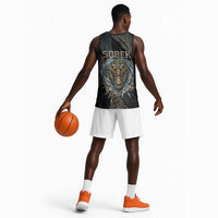 Sobek Egypt Basketball Jersey with Crocodile Head Water Symbolism Ancient Guardian