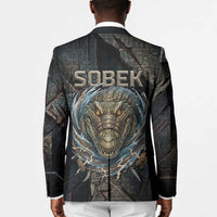 Sobek Egypt Blazer with Crocodile Head Water Symbolism Ancient Guardian