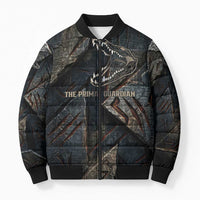 Sobek Egypt Bomber Puffer Jacket with Crocodile Head Water Symbolism Ancient Guardian