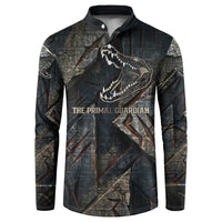 Sobek Egypt Button Sweatshirt with Crocodile Head Water Symbolism Ancient Guardian