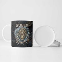 Sobek Egypt Ceramic Mug with Crocodile Head Water Symbolism Ancient Guardian