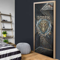 Sobek Egypt Door Cover with Crocodile Head Water Symbolism Ancient Guardian