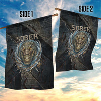 Sobek Egypt Garden Flag with Crocodile Head Water Symbolism Ancient Guardian