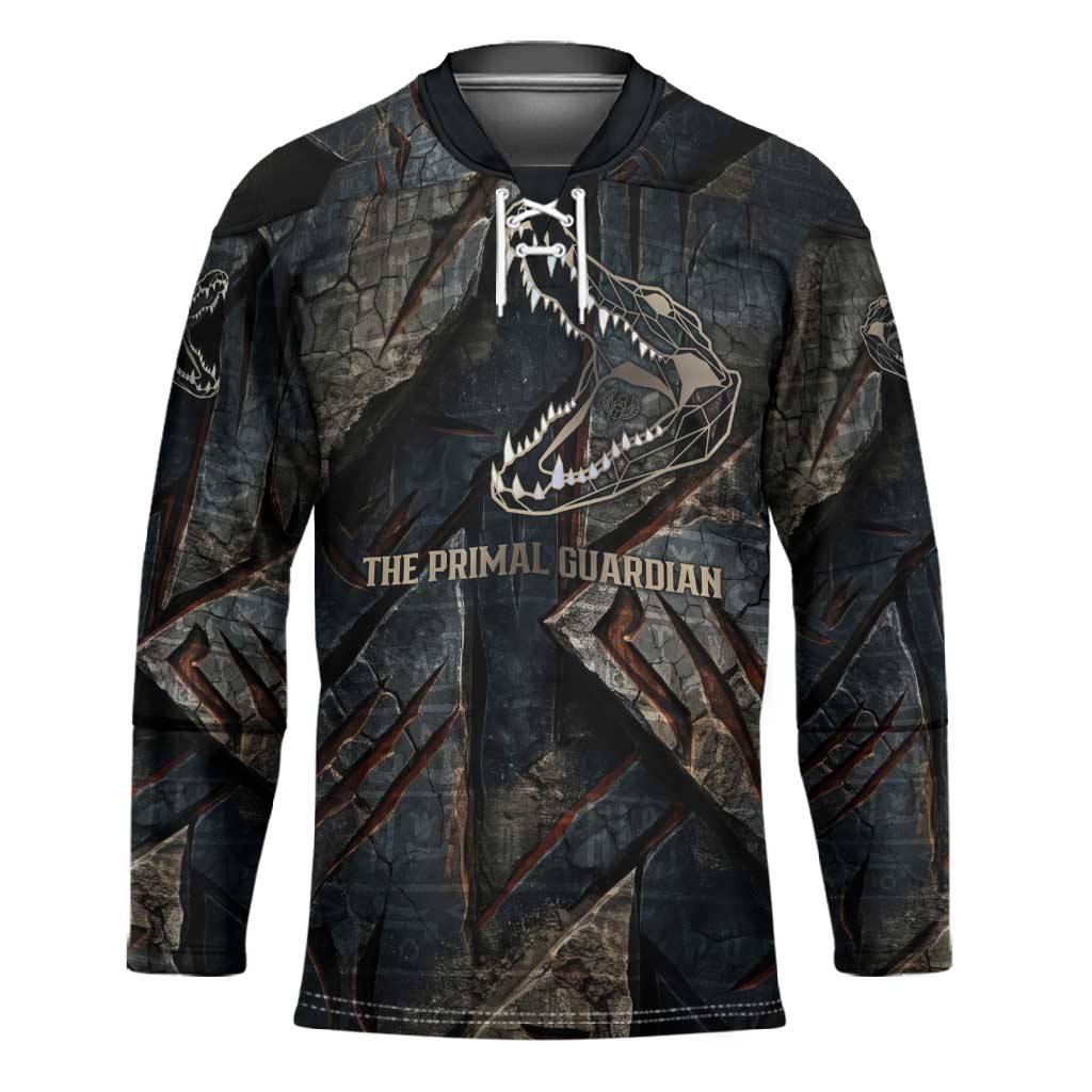 Sobek Egypt Hockey Jersey with Crocodile Head Water Symbolism Ancient Guardian