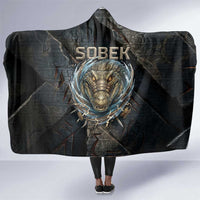 Sobek Egypt Hooded Blanket with Crocodile Head Water Symbolism Ancient Guardian
