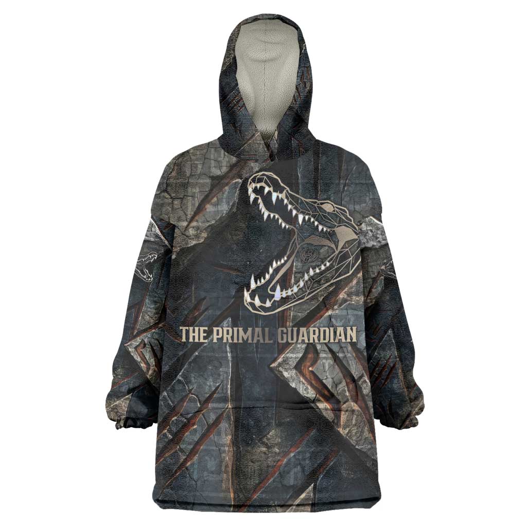 Sobek Egypt Kid Wearable Blanket Hoodie with Crocodile Head Water Symbolism Ancient Guardian