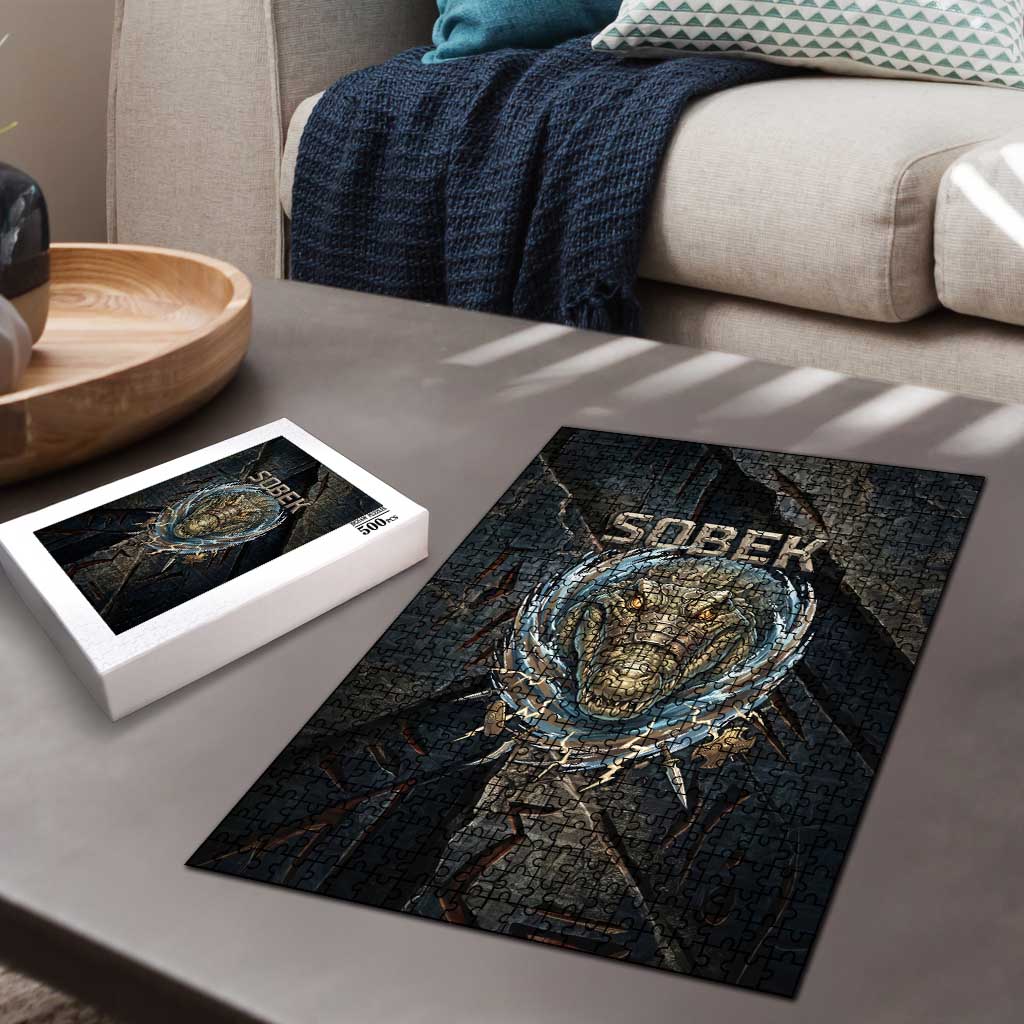 Sobek Egypt Puzzle with Crocodile Head Water Symbolism Ancient Guardian