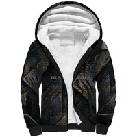 Sobek Egypt Sherpa Hoodie with Crocodile Head Water Symbolism Ancient Guardian